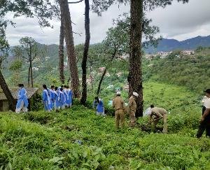 Dharampur: Plantation of trees done by Sant Nirankari Mission