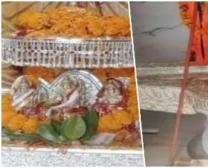 Thieves stole several kilos of silver from Hanuman temple in Kullu, committed the crime by breaking CCTV