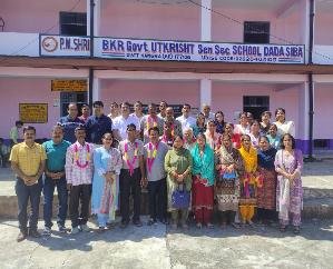 Ajay Kumar became the head of SMC committee in Dada Siba School.
