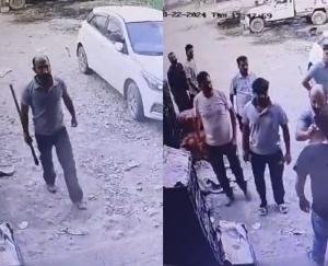 Market: A youth reached the vegetable market Dador with an ax in his hand, threatened the commission agent and the clerk.