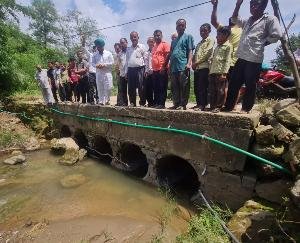 Nalagarh: Harpreet Singh Saini raised demand from the state government to build a big bridge on Katal river.