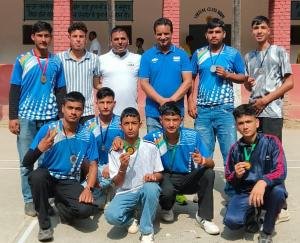 Padhar: Players of Thaltukhod School of Chauharghati dominate in state level competition.