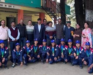 Padhar: NSS volunteers spruced up the Dev Pashakot temple complex.