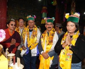 Kinnaur: Chief Minister visited Girls Ashram in Kalpa