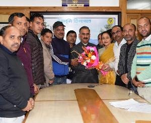 Delegation of Computer Teachers Association met the Chief Minister