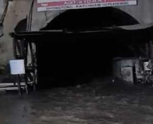 Kinnaur: Water level rises due to leakage in Shong-Tong Tunnel, NH closed