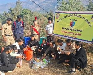 Padhar: NCC Day celebrated with enthusiasm at Narla College, Drang.