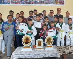 Kunihar: Children who won medals from Goa were honored