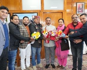 Delegation of State Computer Teachers Association met the Chief Minister