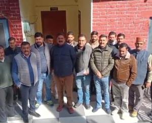 Contractor Association Rajgarh opened front against the government