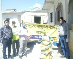 2000 पात्र मजदूरों को राशन के रूप में सहायता की प्रदान