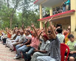 MLA Ashish Sharma inaugurated the gym in Lahaldi village, gave the message to the youth to stay away from drugs