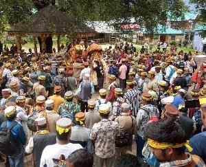  Kullu: After 12 years, a grand procession of Maa Durga was organized in Kothi Vanogi area