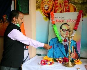 भाजपा प्रदेश महामंत्री ने बाबासाहब अम्बेडकर की जयंती पर श्रद्धा सुमन किए अर्पित 