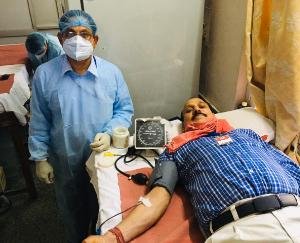 विश्व रेडक्रॉस दिवस के अवसर पर रक्तदान शिविर का आयोजन
