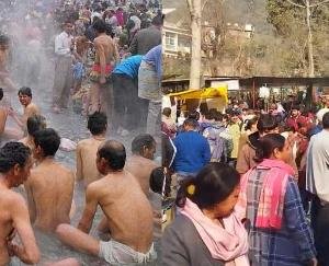 Mandi_Devotees_gathered_for_holy_bath_in_Tattapanani_took_a dip_of_faith
