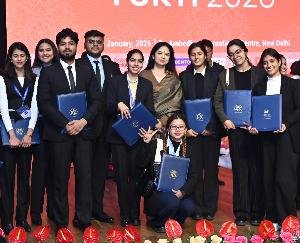 Solan_Shoolini_University_students_honoured_at_National_YUKTI_2026_Convocation