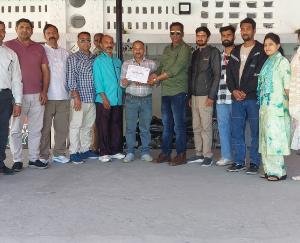 Fifth blood donation camp organized at Government Senior Secondary School Bathu Tippri