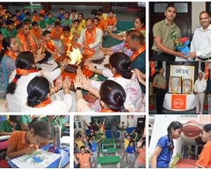 Kangra: Three-day summer camp inaugurated at DAV School, Bharoli Nadaun.