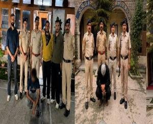 Shimla Police crack down on drug smugglers; illegal dhaba demolished.