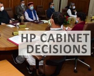 H.P. Cabinet Decisions