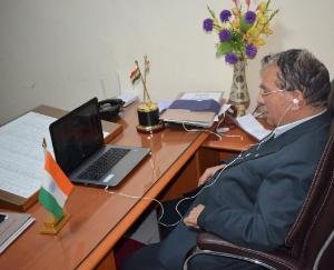 शिक्षा मंत्री ने कुसुम्पटी क्षेत्र के जनप्रतिनिधियों से किया संवाद 