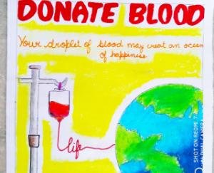 डगशाई स्कूल द्वारा रक्तदान दिवस पर सफल प्रयास