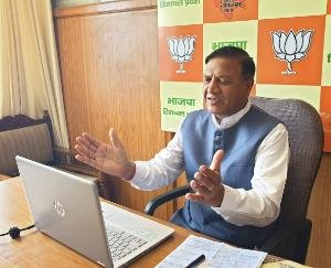 डॉ बिंदल ने वर्चुअल रैली के माध्यम से नाहन विधानसभा क्षेत्र के लोगों से किया संवाद