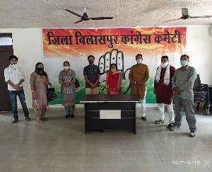 जिला कांग्रेस अध्यक्ष अंजना धीमान ने विधिवत रूप से सम्भाला अपना चार्ज