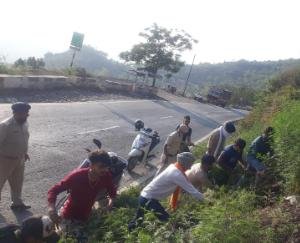 पुलिस थाना दाड़लाघाट ने भांग उन्मूलन कार्यक्रम किया आयोजित 