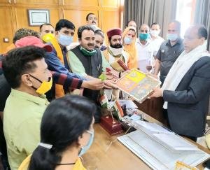 मुख्यमंत्री का आभार प्रकट करने शिमला पहुंचा भाजपा अर्की का प्रतिनिधिमंडल 