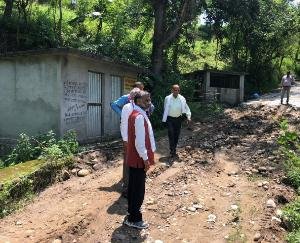 विधायक कटवाल ने किया नव निर्मित डंगे का निरीक्षण, साथ सुनी जन समस्याएं