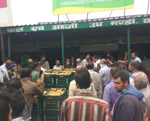 हिमाचल किसान सभा क्षेत्रीय कमेटी वाकनाघाट का धरना प्रदर्श जारी 