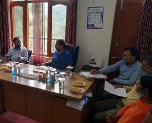 दुधारू पशु सुधार कार्यक्रम के अन्तर्गत गठित समिति की बैठक आयोजित