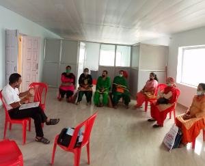 जल शक्ति विभाग ने महिलाओं को दियाजल जांच गुणवत्ता का प्रशिक्षण