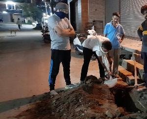 बिलासपुर शहर के वार्ड नंबर आठ में मची पानी की त्राहि त्राहि