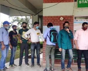 फीस वृद्धि को लेकर अखिल भारतीय विद्यार्थी परिषद् नौणी विश्वविद्यालय में हस्ताक्षर अभियान शुरू