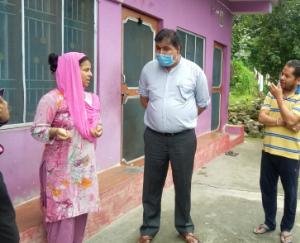  पांच महीनों बाद बिमला को मिली छत 