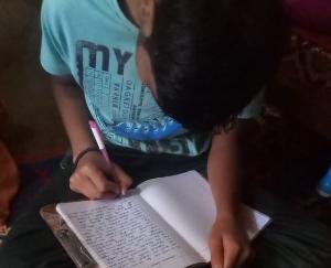 Students-write-essay-about-Mahatma-Gandhi