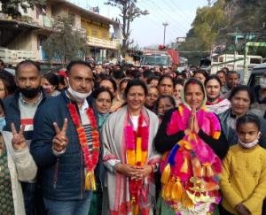 Soma Kaundal organized a victory rally