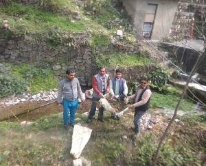 Panchayat head and deputy head started development work