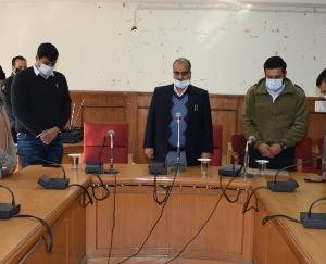 Two minute silence on the occasion of Martyr's Day