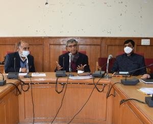 Additional Chief Secretary Ram Subhag Singh reviewed various schemes