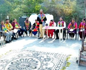 Oath ceremony organized in gram panchayat baga