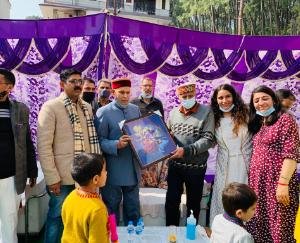 Former Chief Minister Prem Kumar Dhumal launched Homeopathy Clinic in Hamirpur