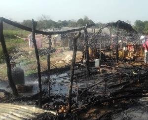 Three slums caught fire in Dasomajra, seven-year-old girl dead