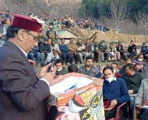 Kotkhai MLA Narendra Baragata visited Panchayats