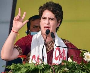 Priyanka spoke in Assam - BJP-RSS threat to Assam's existence, 