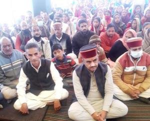 Kunihar: Shiva Mahapuran Katha held at Durgamata temple concludes