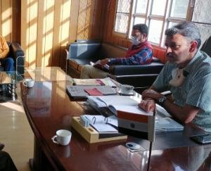 Review meeting held regarding covid-19 in Kandaghat